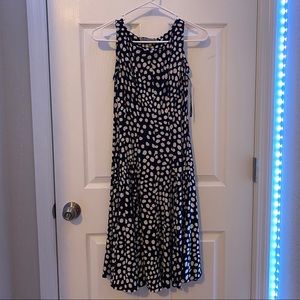 Black and White Spotted Dress